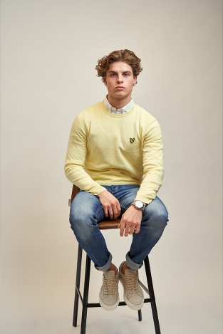 Lyle and Scott- Voorjaar gele look