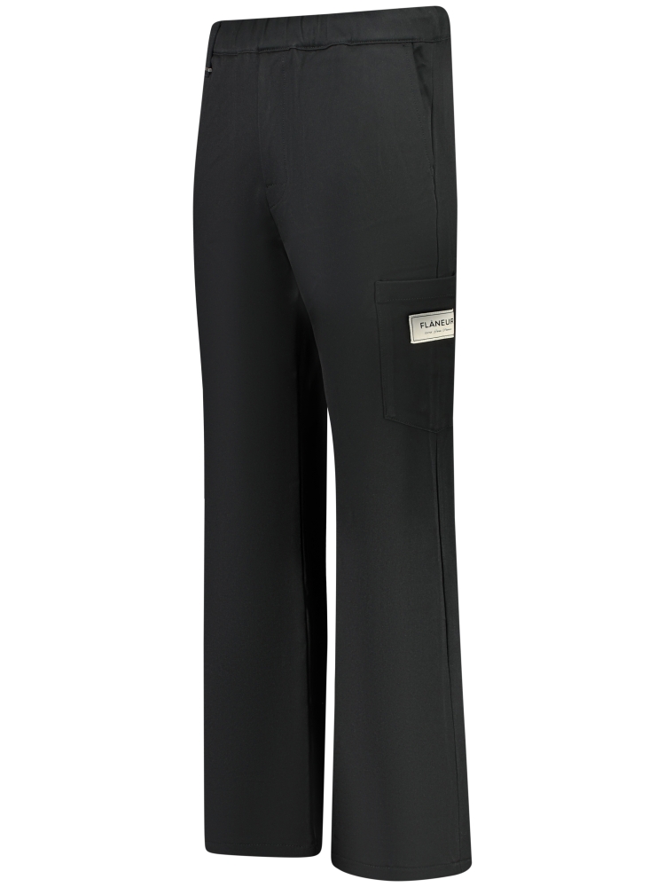 Flaneur FNOS8020 ATELIER TROUSERS BLACK