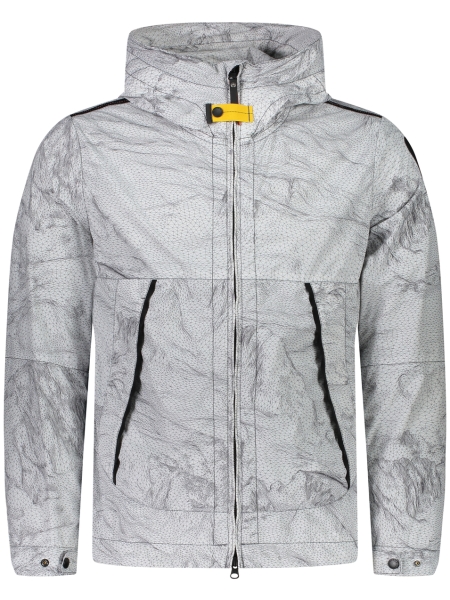 Parajumpers 24SMPMJKMW01 P018 WHITE WIREFRAME PRINT