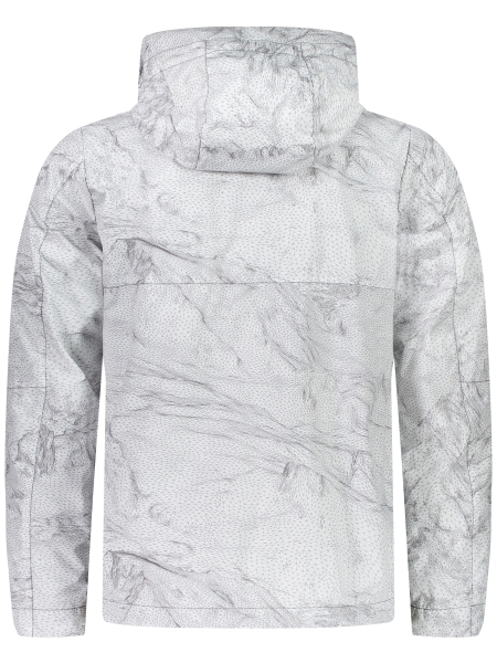 Parajumpers 24SMPMJKMW01 P018 WHITE WIREFRAME PRINT