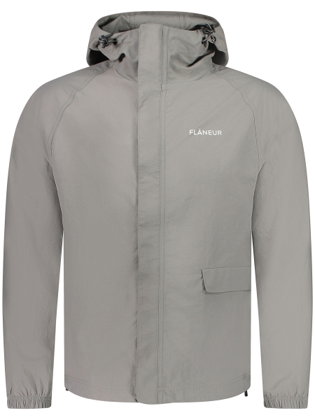 Flaneur F15042 TURTLE NYLON JACKET GREY