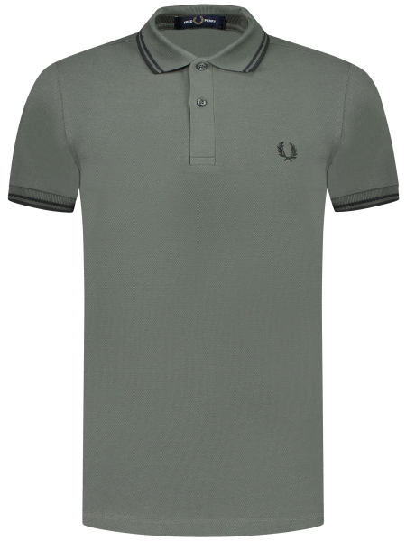 Fred Perry M3600 TWIN TIPPED U70 FIELD GRN/BLACK