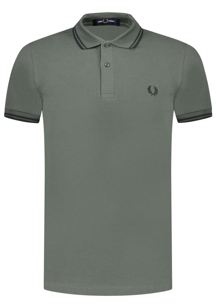 Fred Perry M3600 TWIN TIPPED U70 FIELD GRN/BLACK