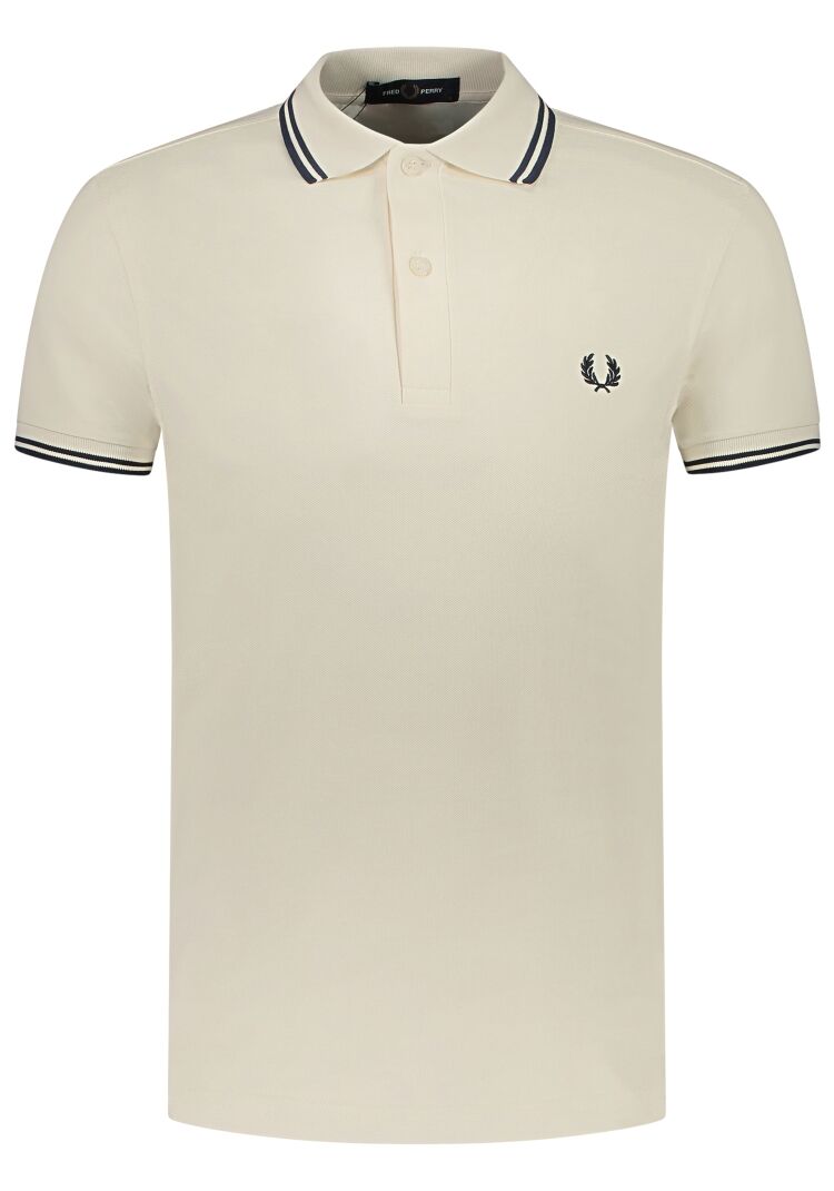 Fred Perry M3600 TWIN TIPPED Y24 ECRU/T.BLUE