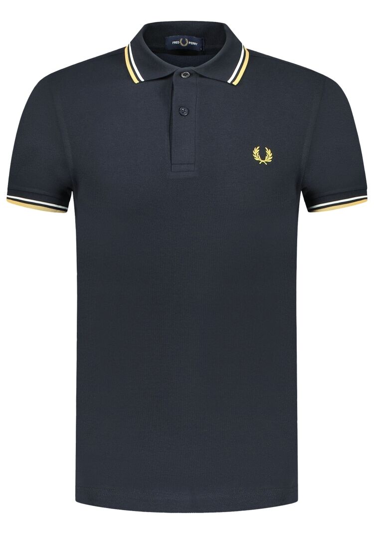 Fred Perry M3600 TWIN TIPPED W53 NAVY/ECRY/HONEYC