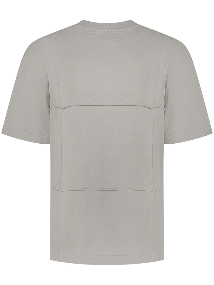 Flaneur F15048 CUT&SEW T-SHIRT CONCRETE GREY