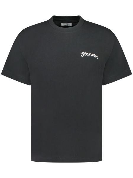 Flaneur FNOS910 SIGNATURE T-SHIRT BLACK