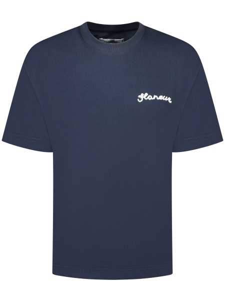 Flaneur FNOS926 SIGNATURE T-SHIRT NAVY