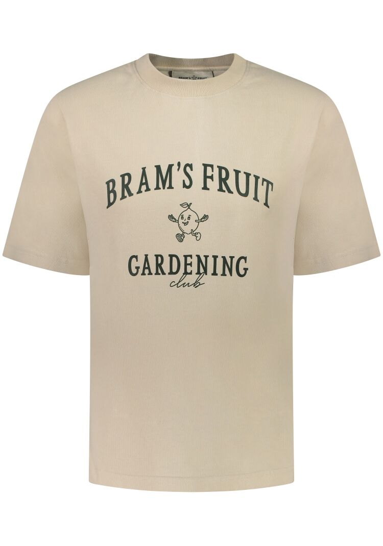 Brams fruit GARDENING CLUB T-SHIRT 683 BEIGE