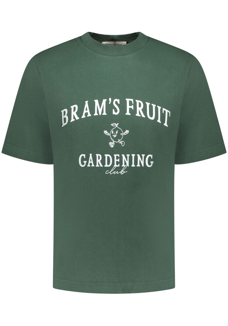 Brams fruit GARDENING CLUB T-SHIRT 684 DARK GREEN