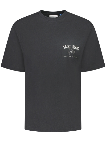 Saint Blanc DOMAINE T-SHIRT JET BLACK