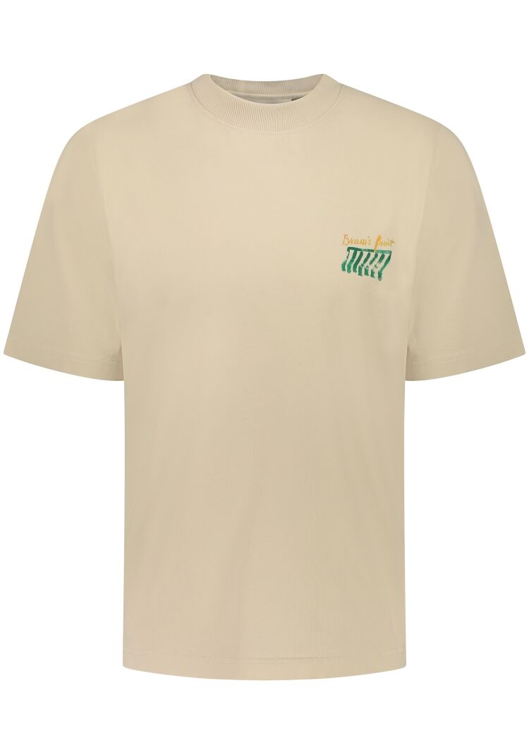 Brams fruit CANOPY ACRYLIC T-SHIRT 694 BEIGE