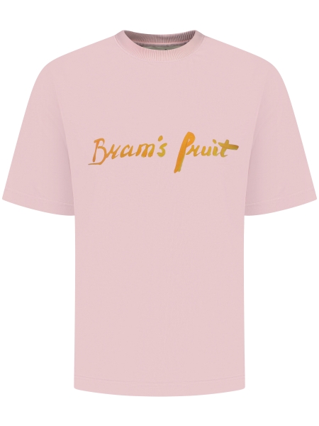 Brams fruit MUM'S SCRIPT LOGO T-SHIRT 772 PINK