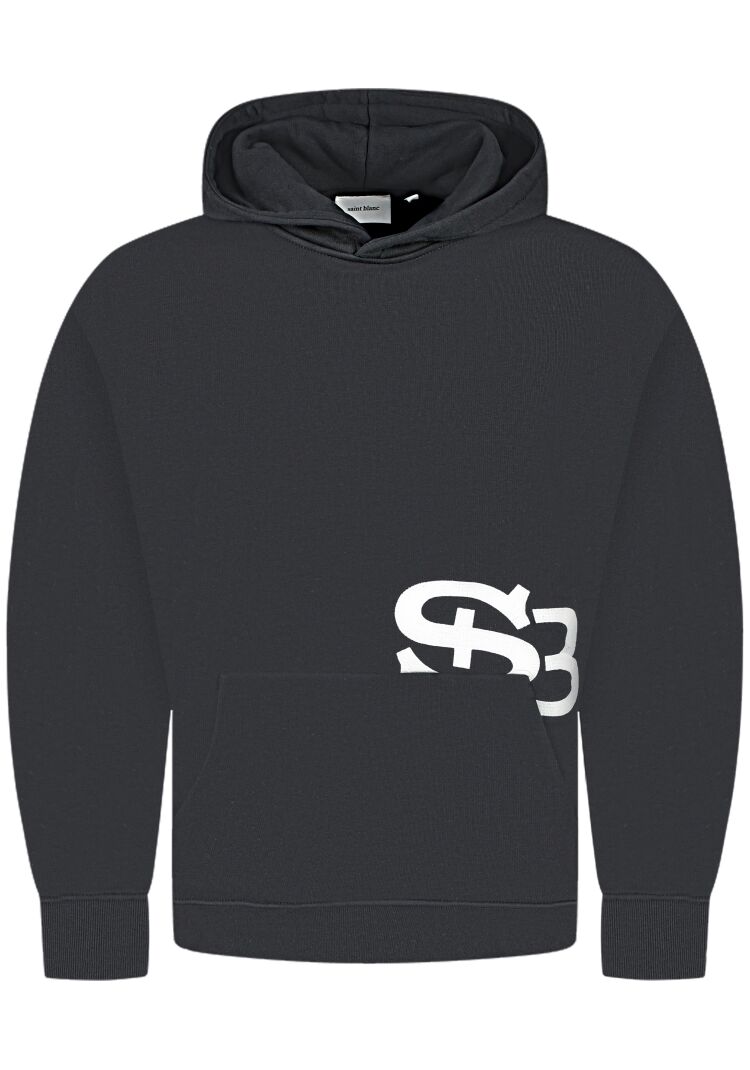 Saint Blanc INTERLOCK HOODIE JET BLACK