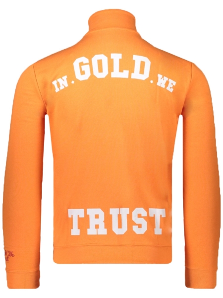 In Gold We Trust THE SLIM HALF ZIP SUN ORANGE