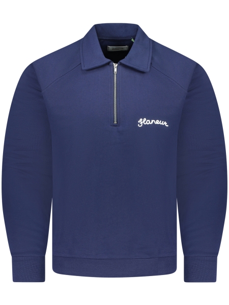 Flaneur F14284 SIGNATURE HALF ZIP NAVY