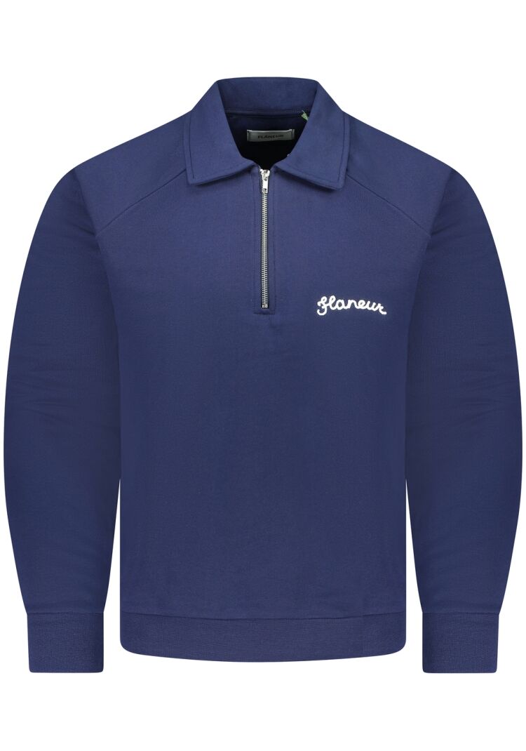 Flaneur F14284 SIGNATURE HALF ZIP NAVY