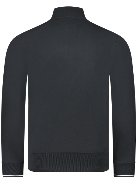 Fred Perry M3574 HALF ZIP SWEAT 102 BLACK