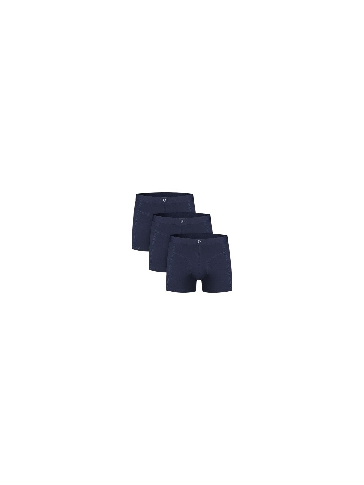 A-dam BOXER BRIEF 3P DARK NAVY SOLID