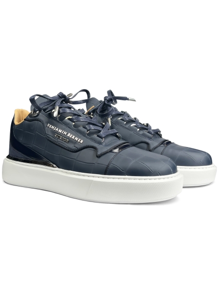 Benjamin Berner BNJ220 Raphael Mat. croco navy